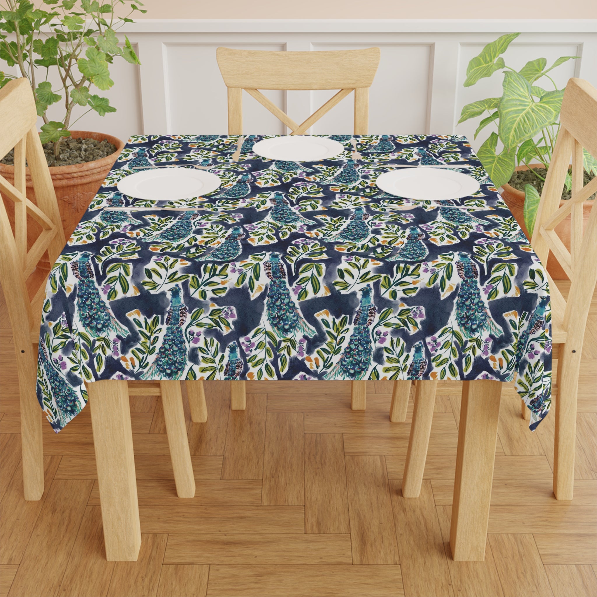 Peacock Tablecloth