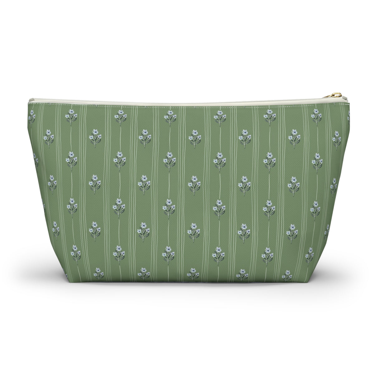 Zera Stripe Monogrammed Pouch