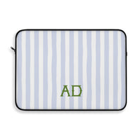 Seaside Stripes Monogrammed Laptop Sleeve