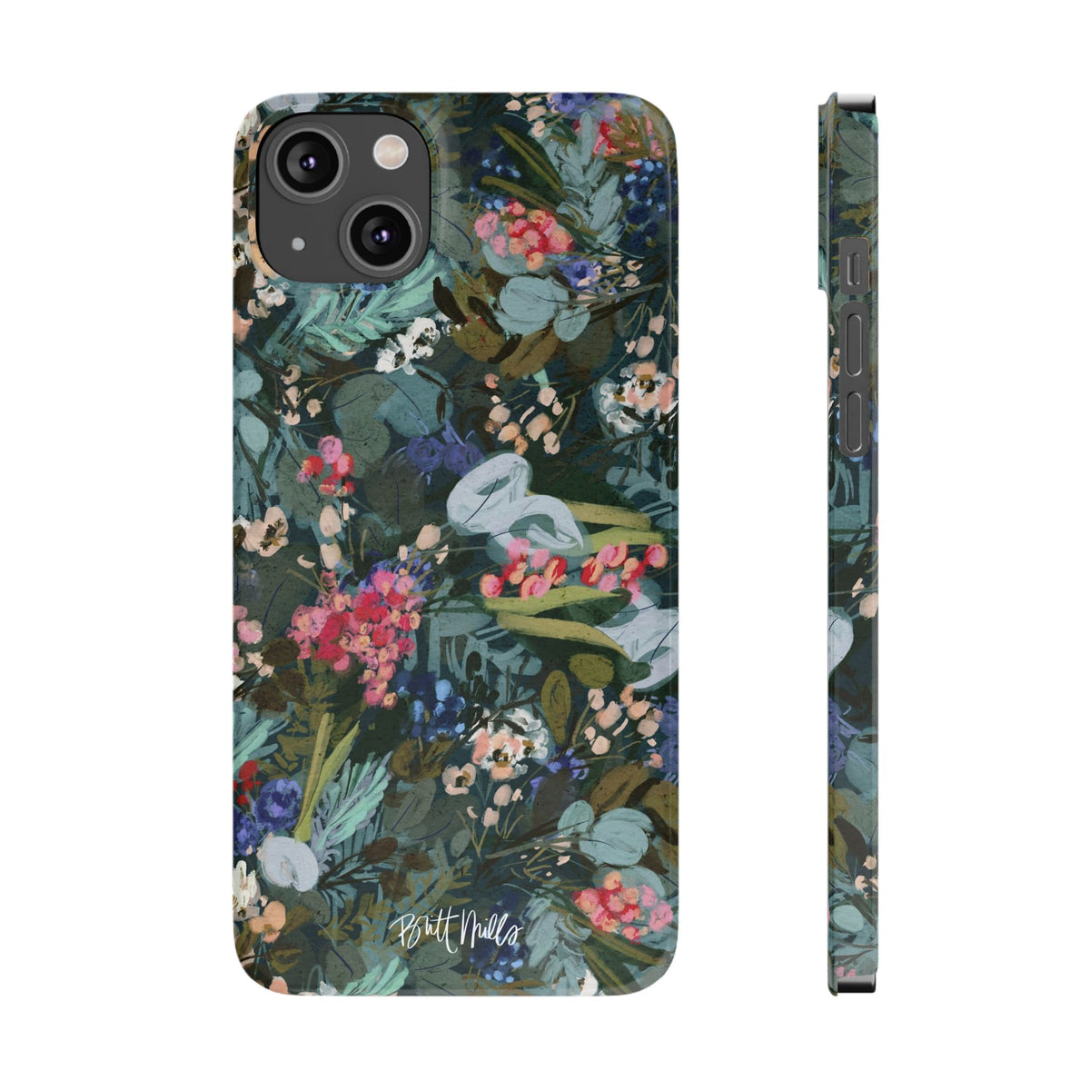 Winter Berry Slim Phone Case