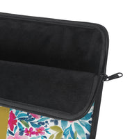 Aria Striped Monogrammed Laptop Sleeve