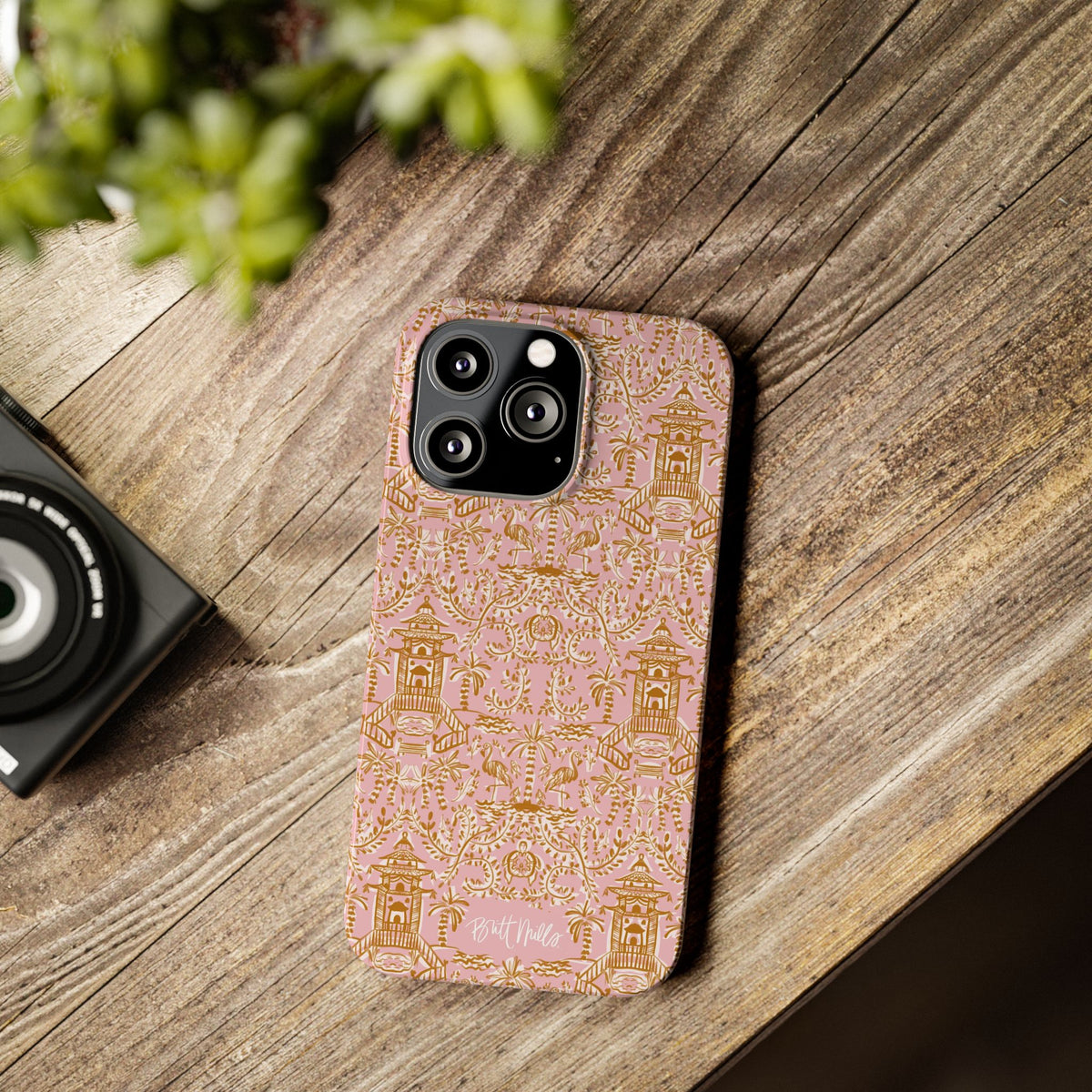 Soirée Pink Slim Phone Case