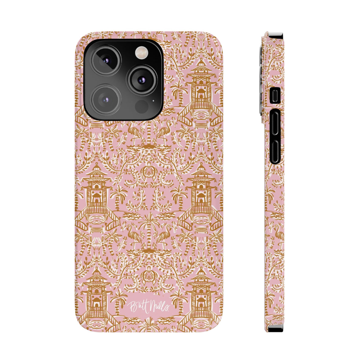 Soirée Pink Slim Phone Case