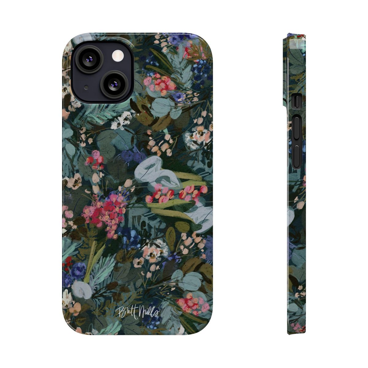 Winter Berry Slim Phone Case
