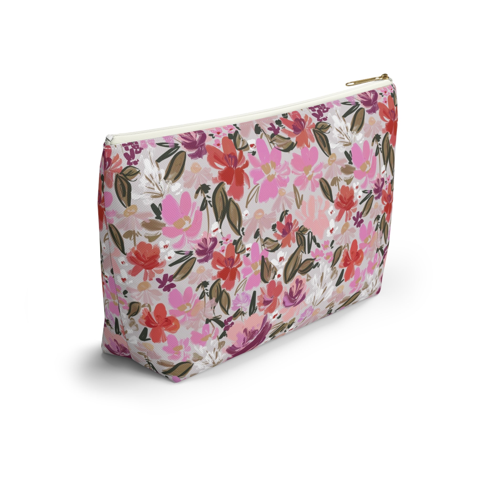 Mallard Manor Striped Monogrammed Mahjong Tile Pouch