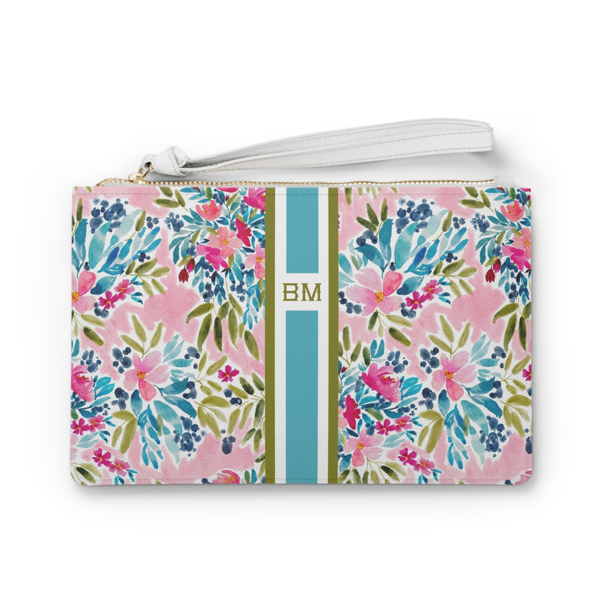 Aria II Striped Monogrammed Mahjong Card Holder
