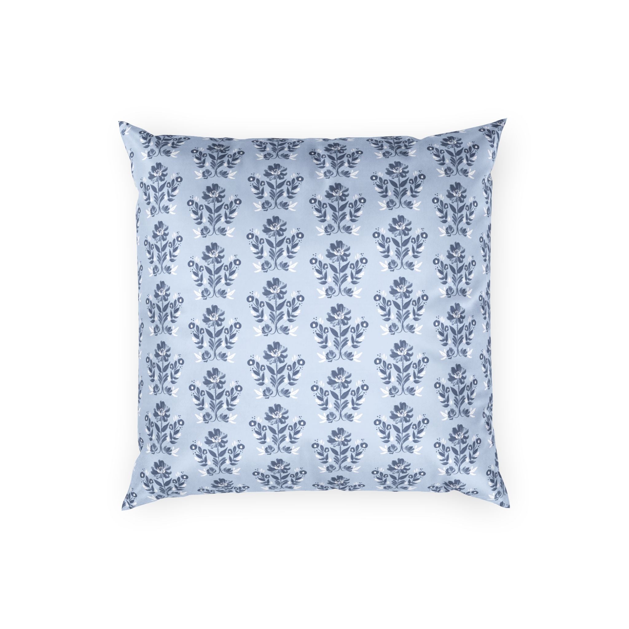 Evangeline Blue Velvet Pillow