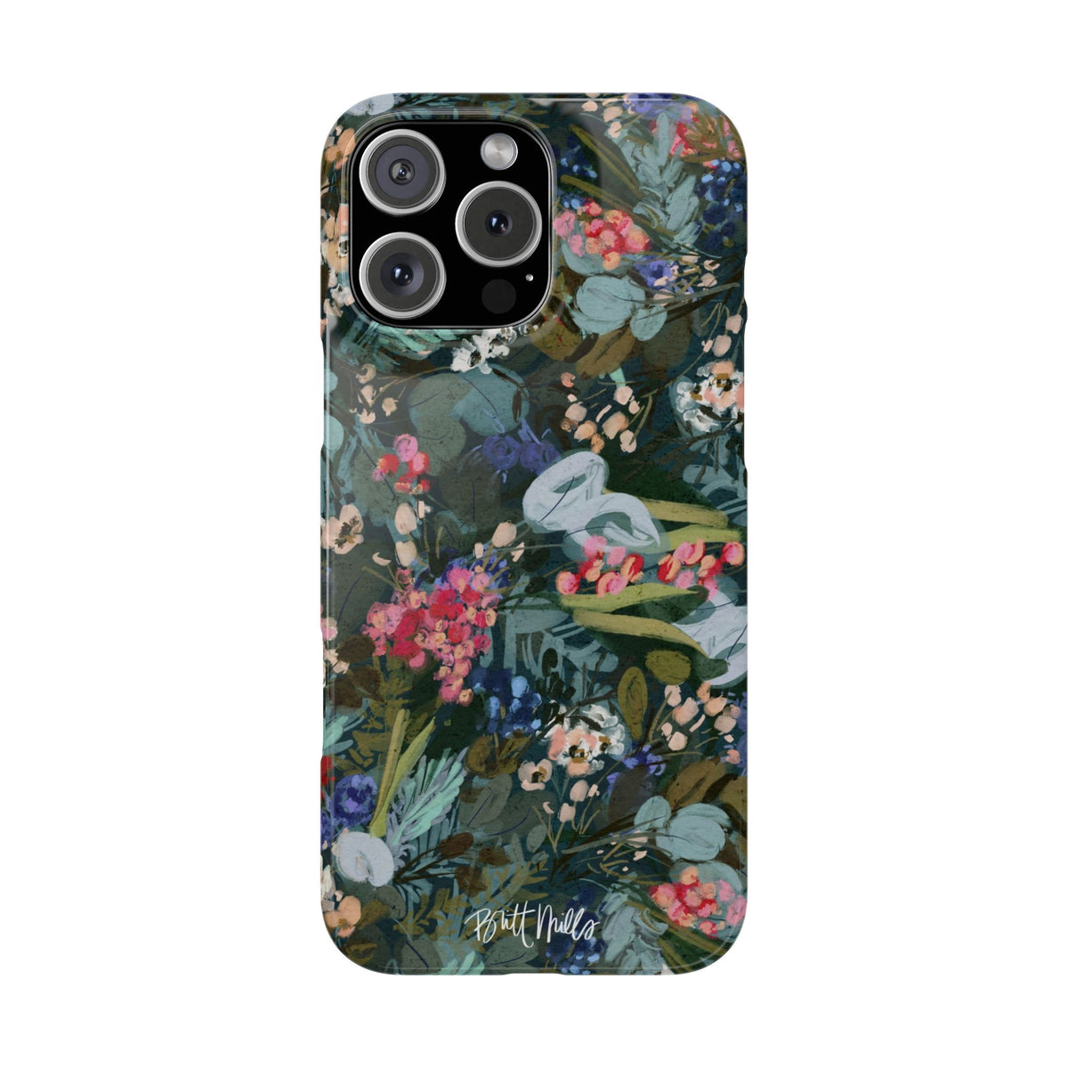 Winter Berry Slim Phone Case