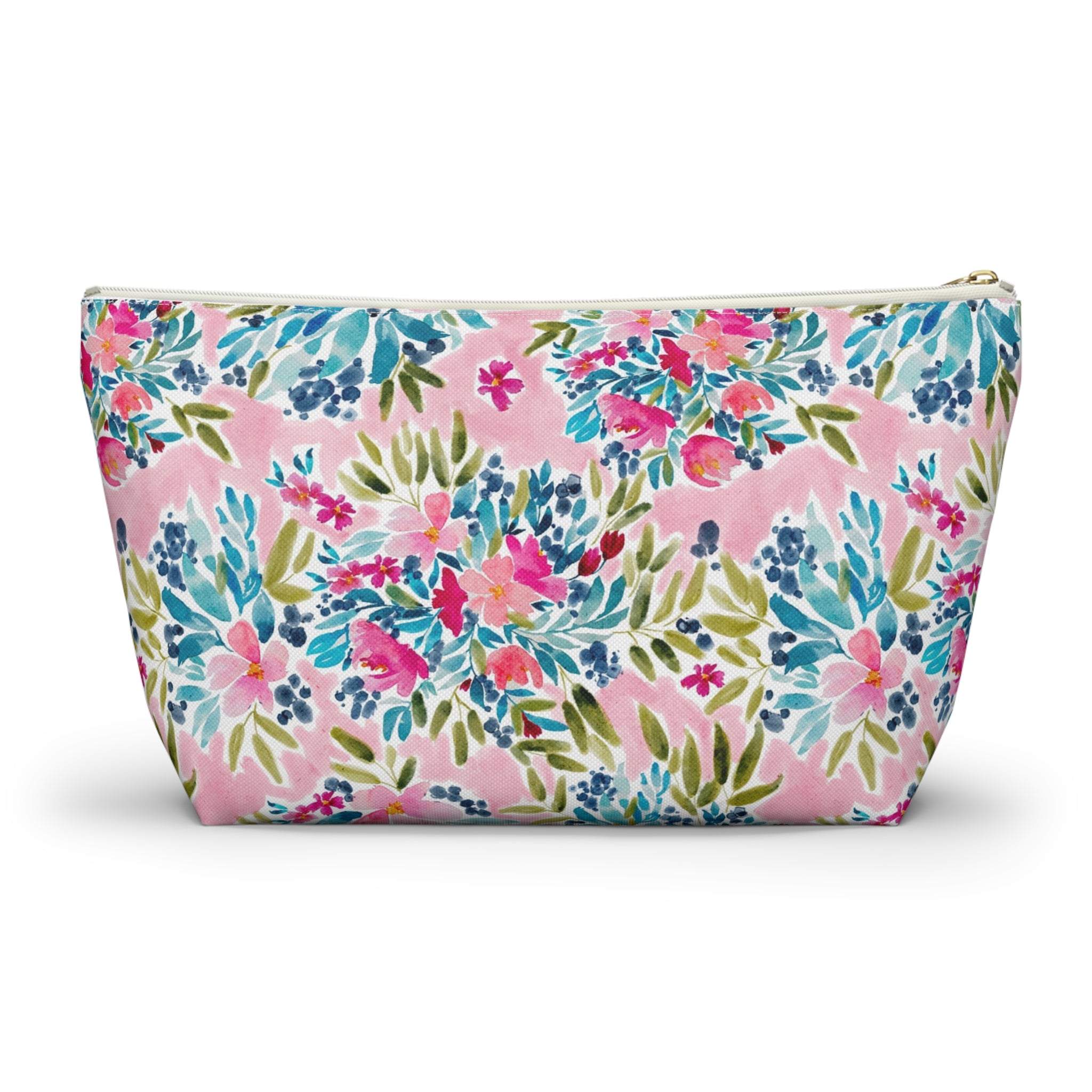 Aria II Striped Monogrammed Pouch