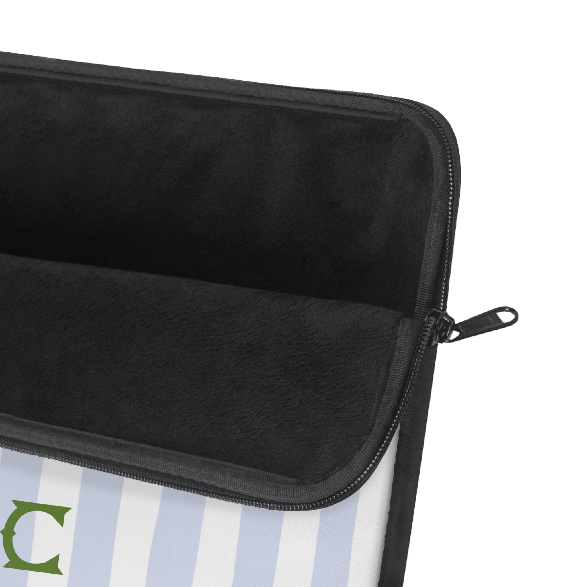 Seaside Stripes Monogrammed Laptop Sleeve
