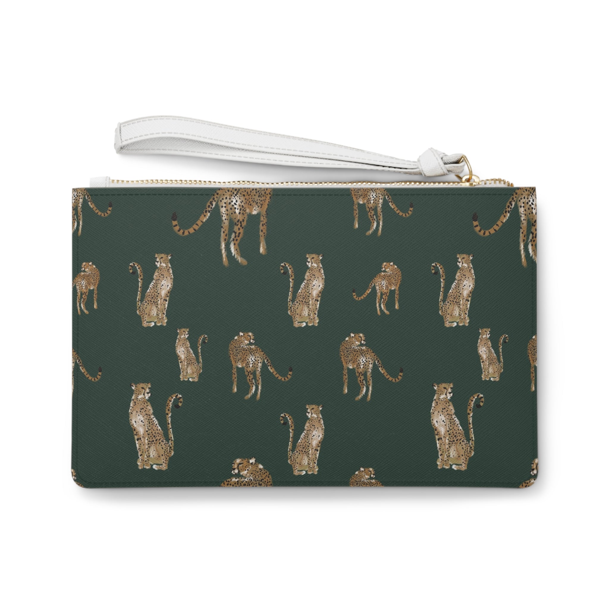 Cheetah Dance Striped Monogrammed Mahjong Card Holder