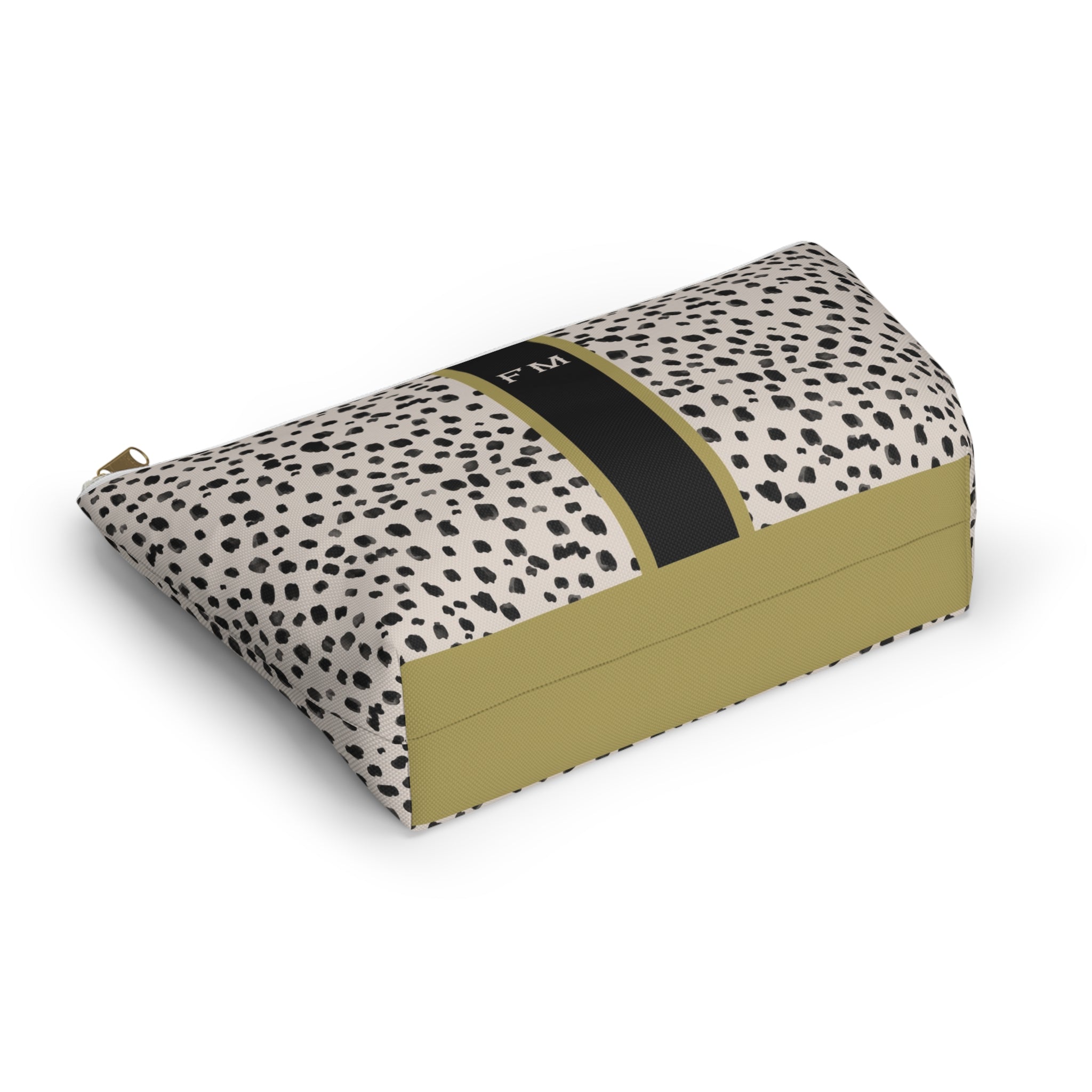 Bella II Striped Monogrammed Mahjong Tile Pouch