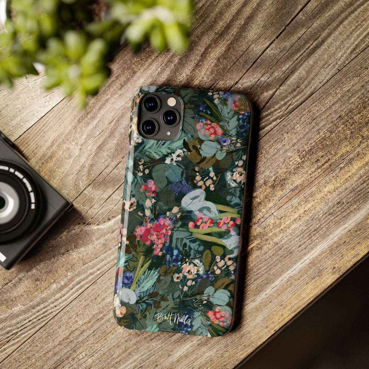 Winter Berry Slim Phone Case