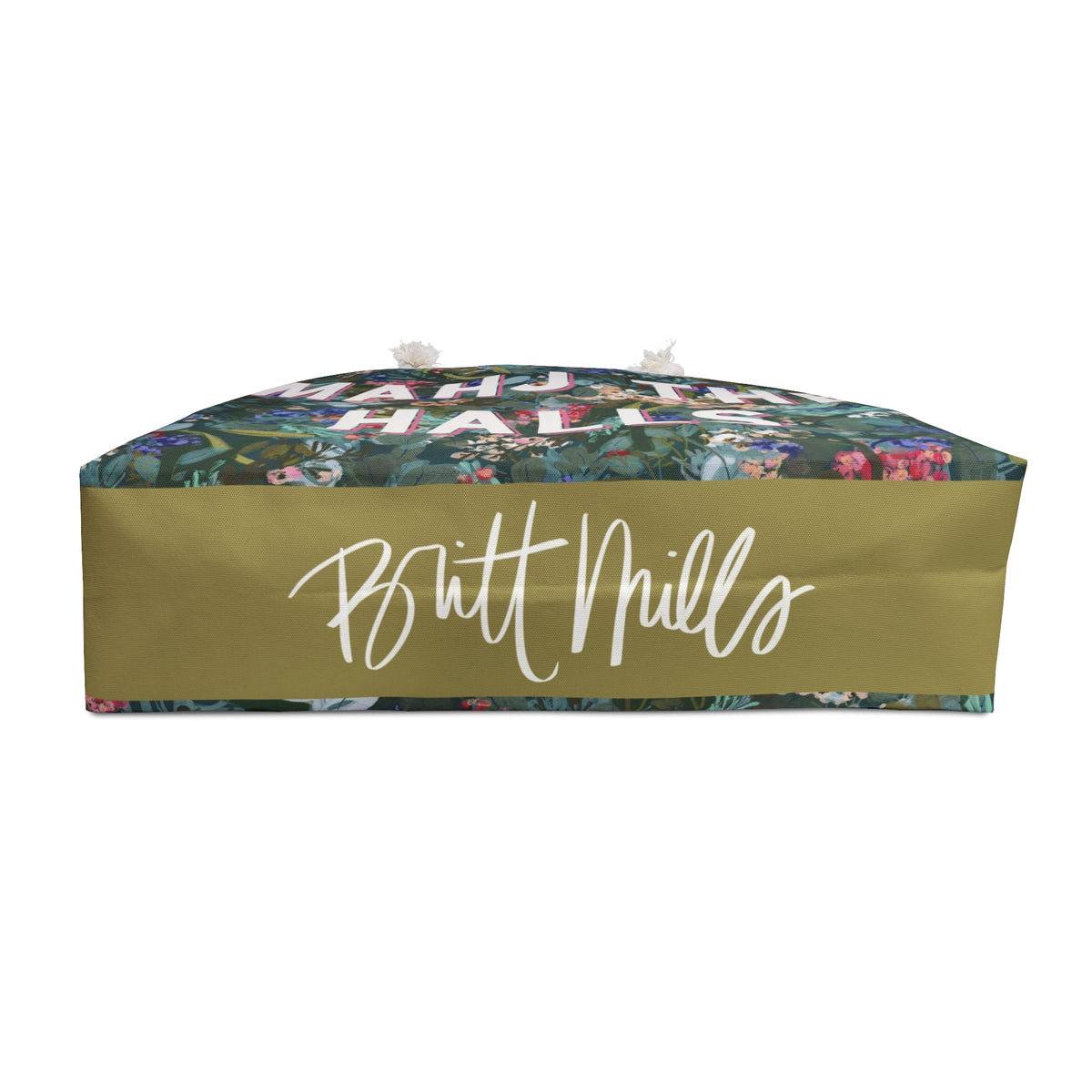 Mahj the Halls Holiday Mahjong Bag in Winter Berry