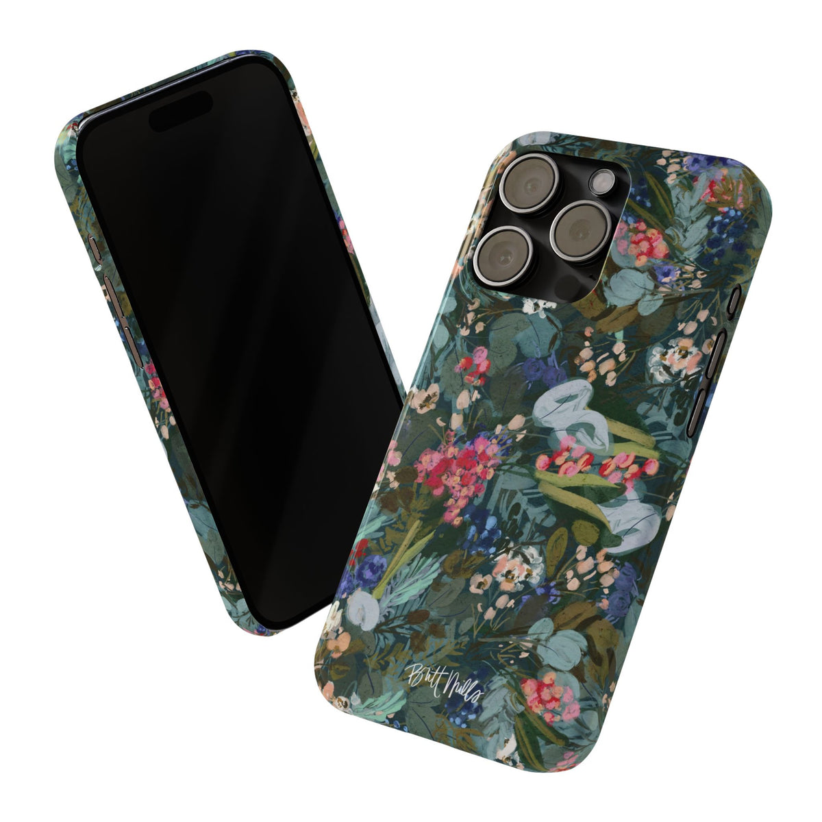 Winter Berry Slim Phone Case