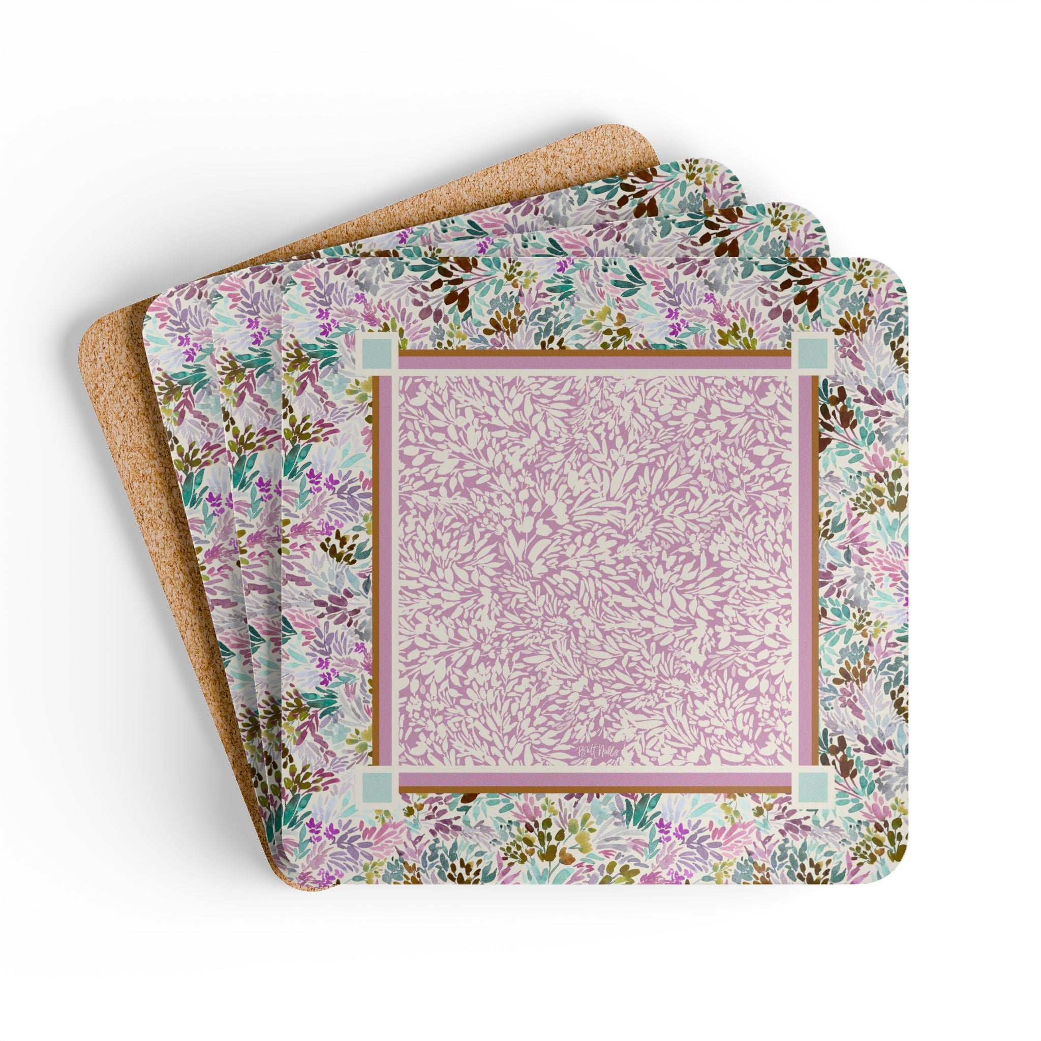 Daphne Mahjong Mat Art Coaster Set (Set of 4)