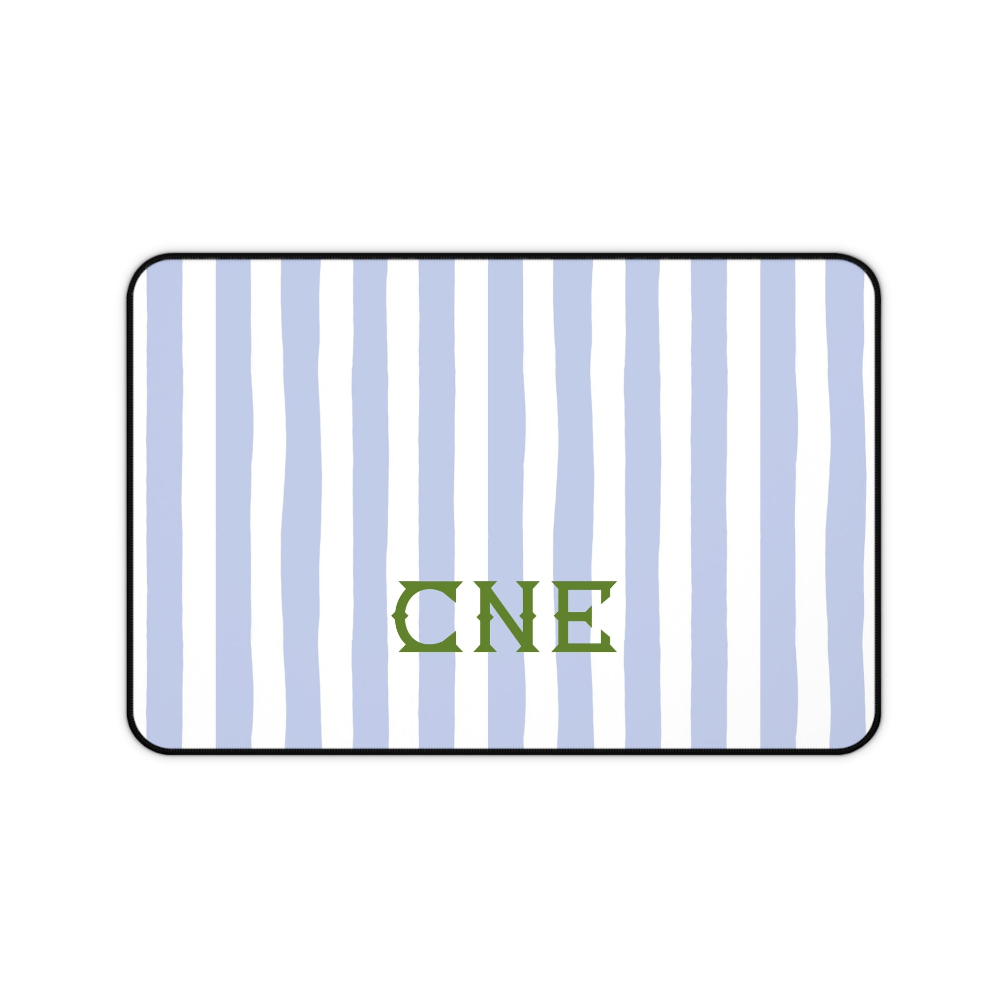Seaside Stripes Monogrammed Desk Mat