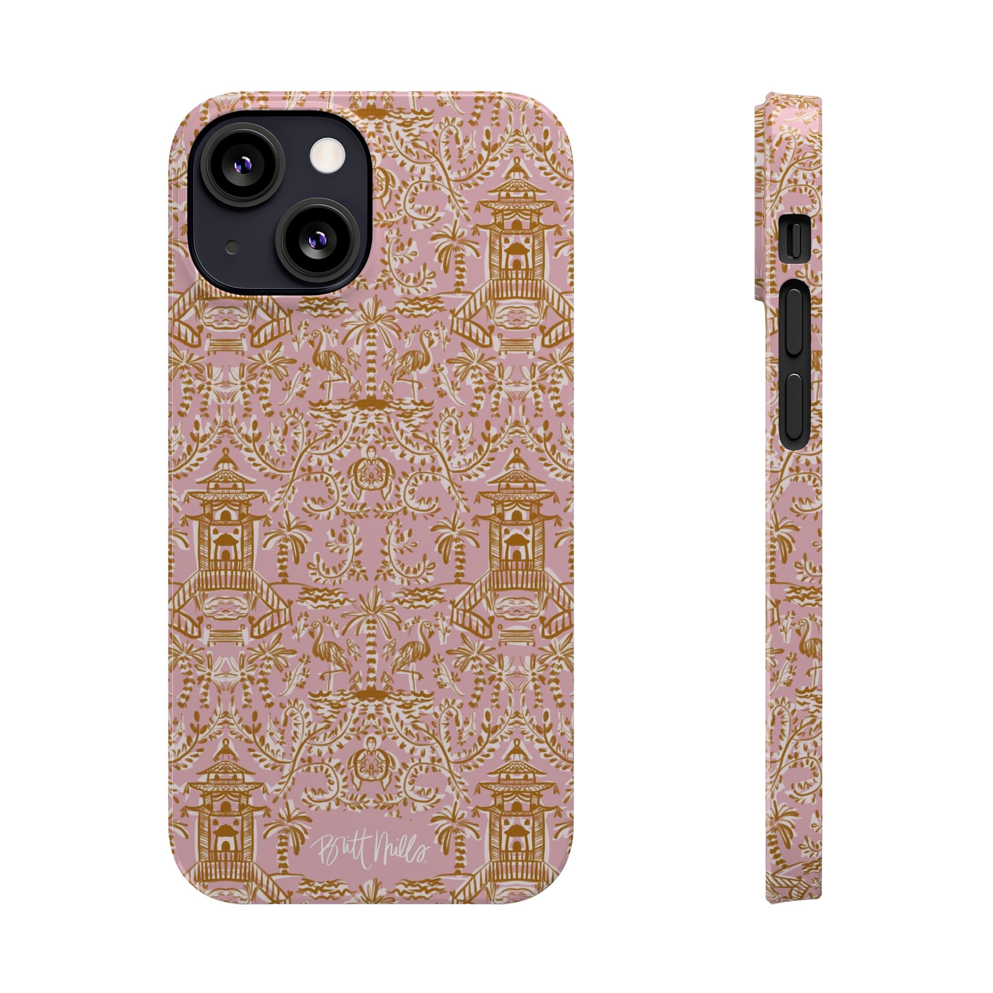 Soirée Pink Slim Phone Case