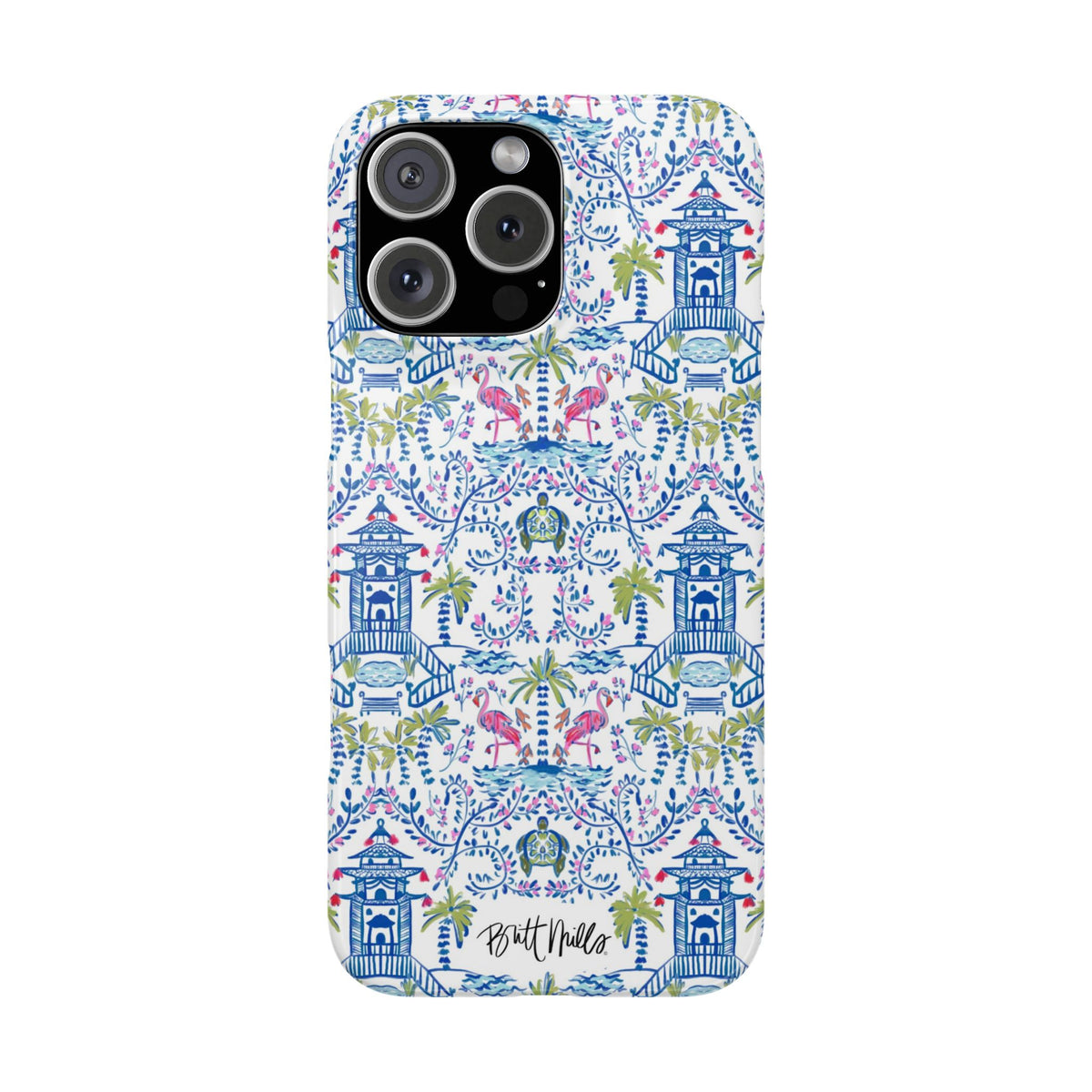 Colorful Chinoiserie Slim Phone Case