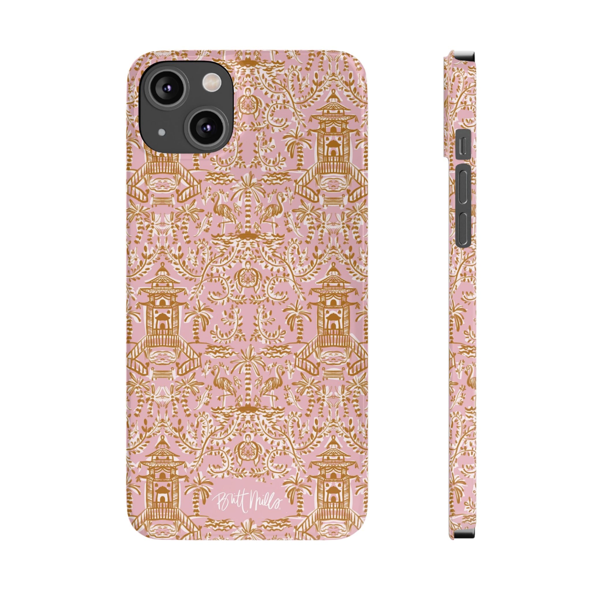 Soirée Pink Slim Phone Case