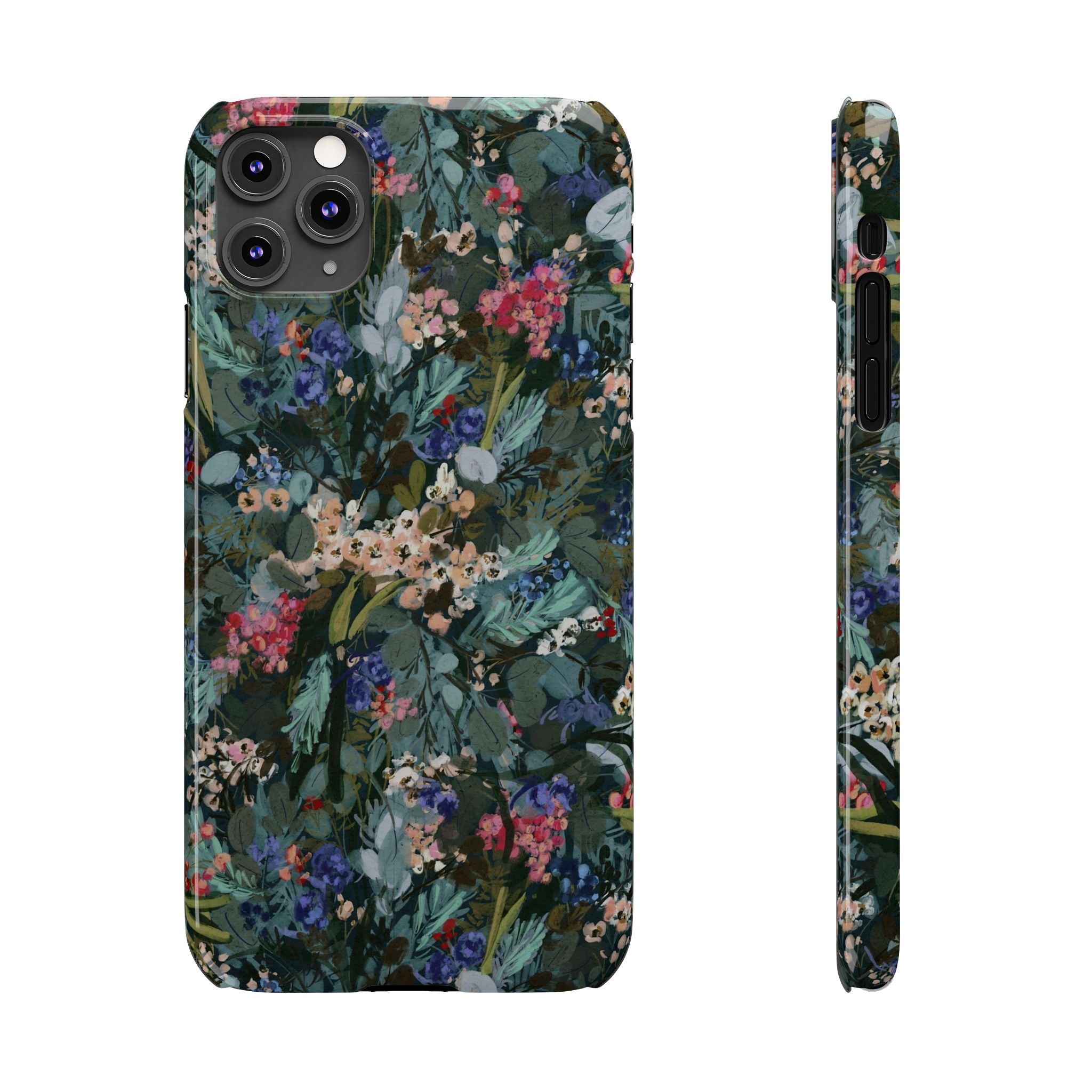 Winter Berry Slim Phone Case