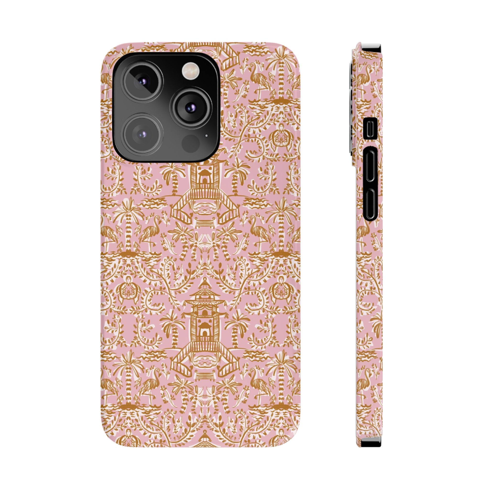 Soirée Pink Slim Phone Case