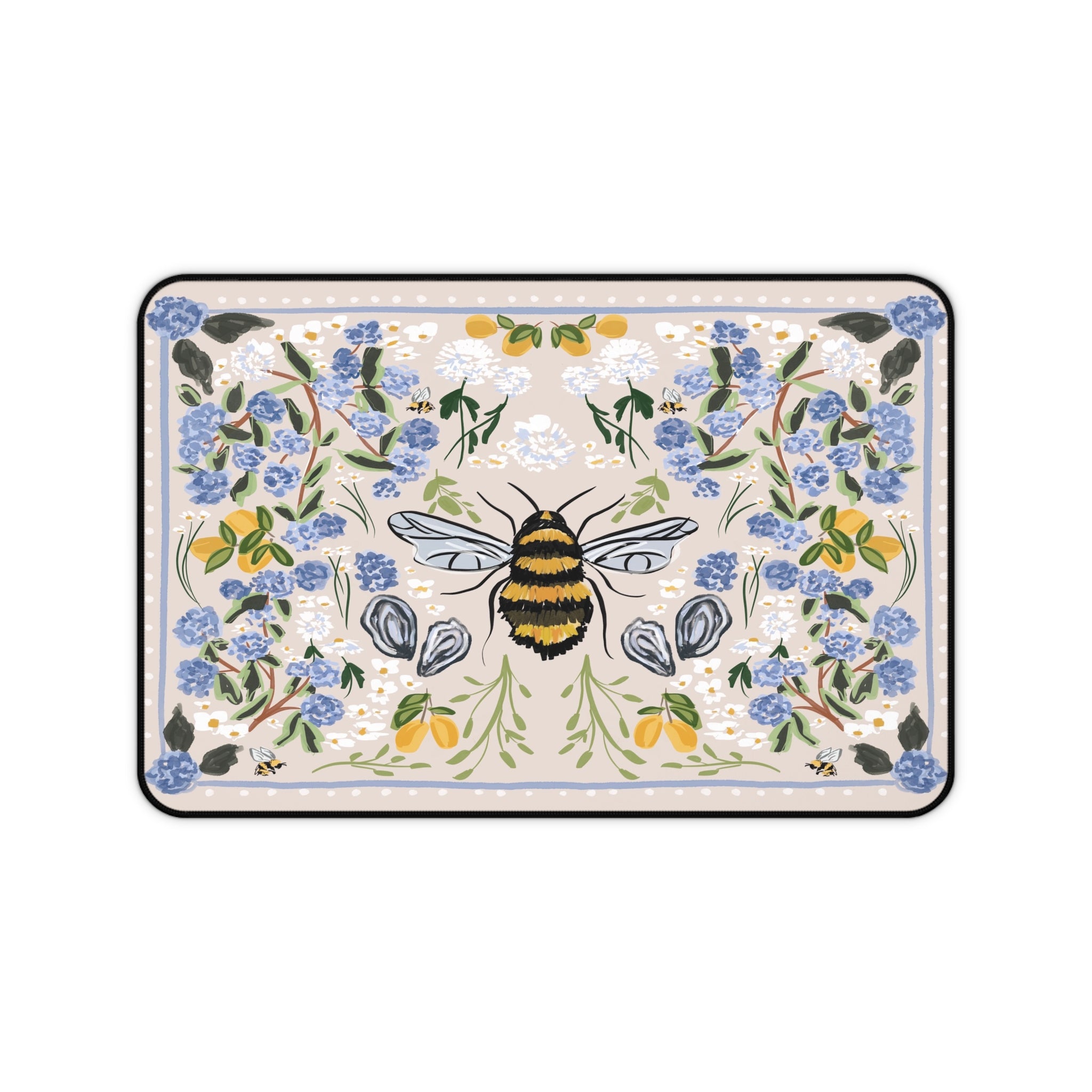 Britt Mills Lazy Lemons Desk Mat - Dorm Decor