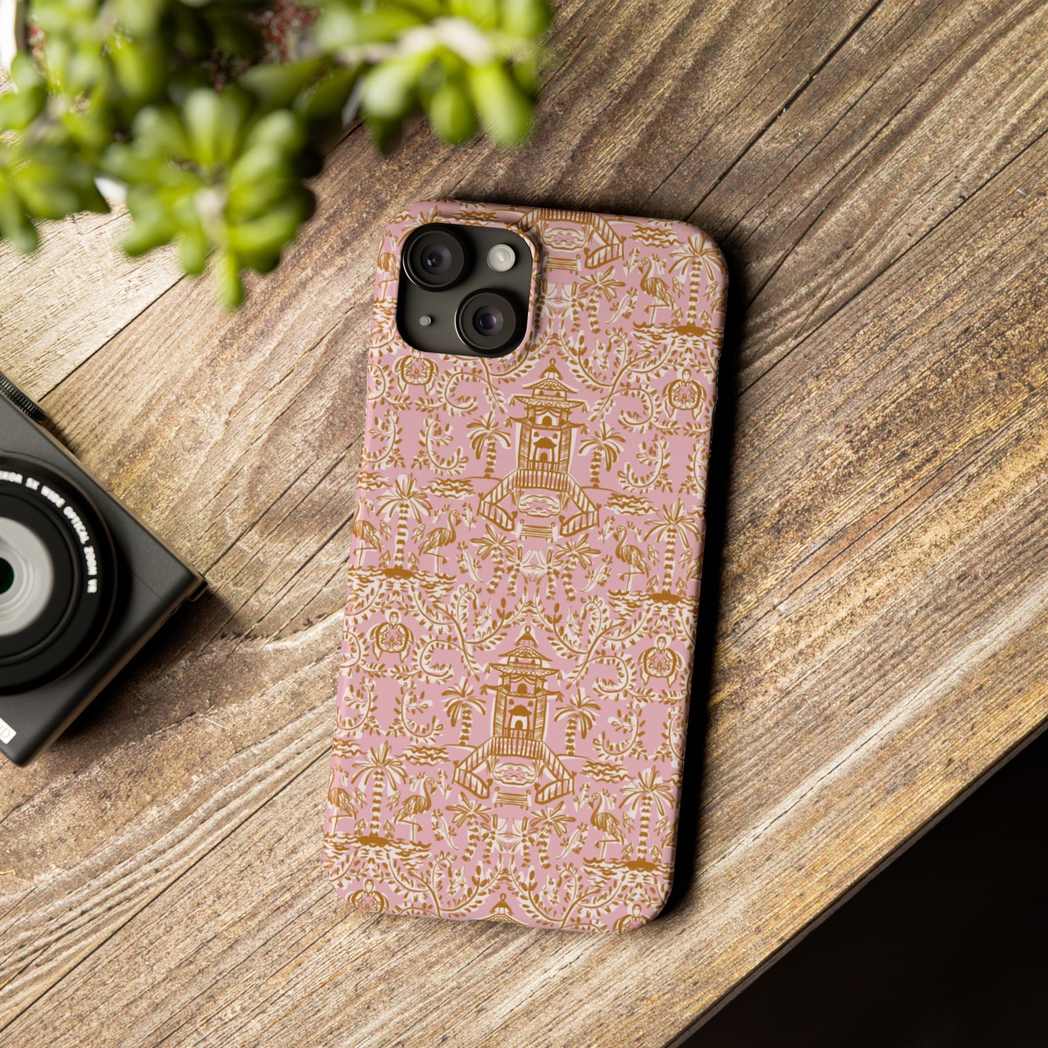 Soirée Pink Slim Phone Case