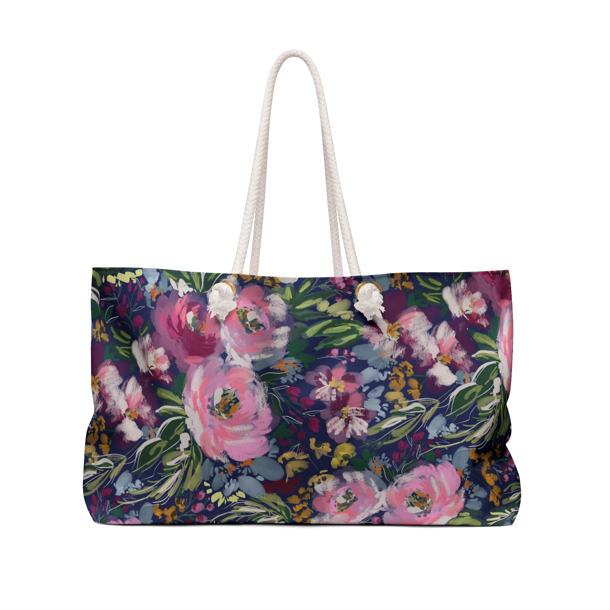 Haven Striped Monogrammed Mahjong Bag