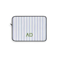 Seaside Stripes Monogrammed Laptop Sleeve