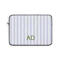 Seaside Stripes Monogrammed Laptop Sleeve