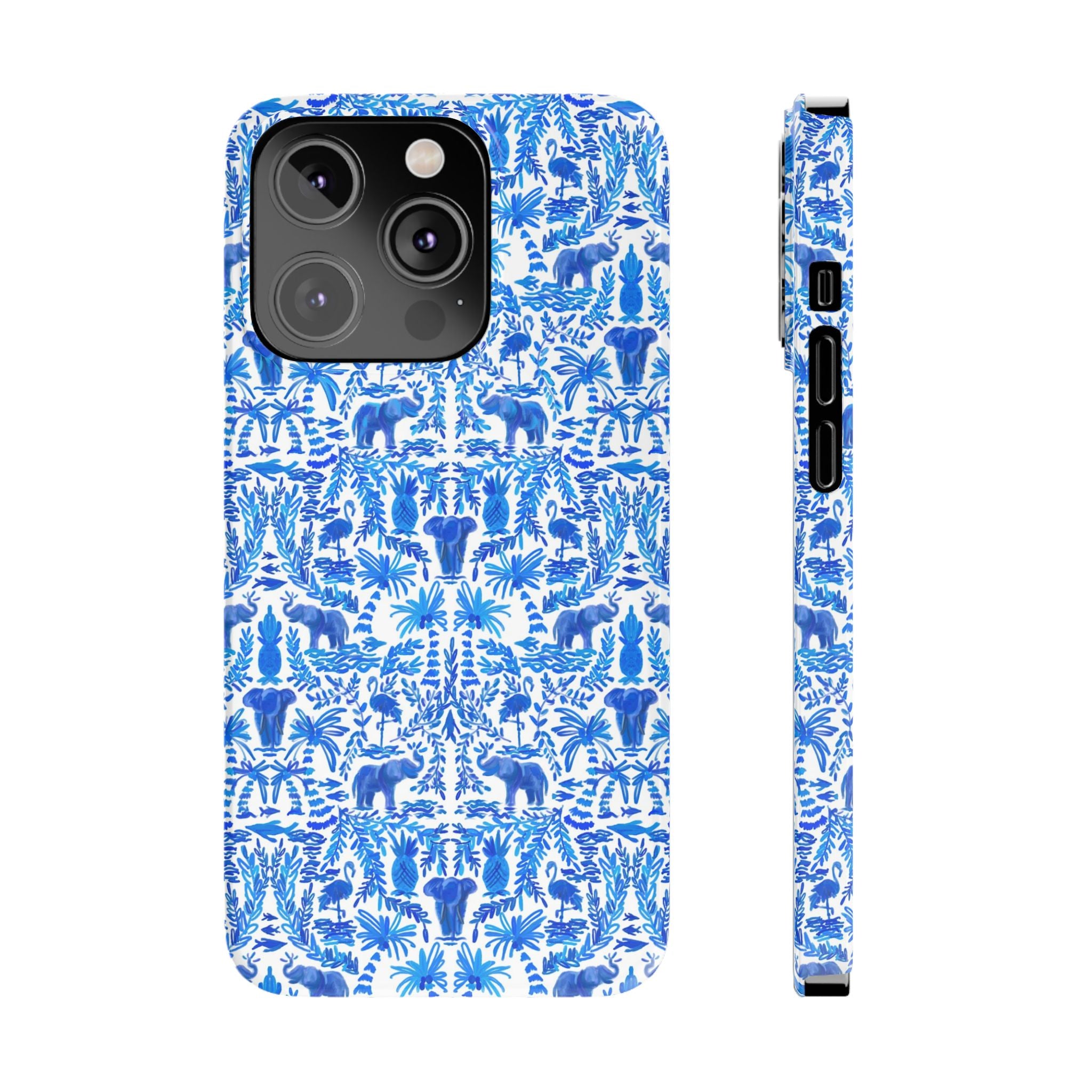 Elephant Fun Slim Phone Case