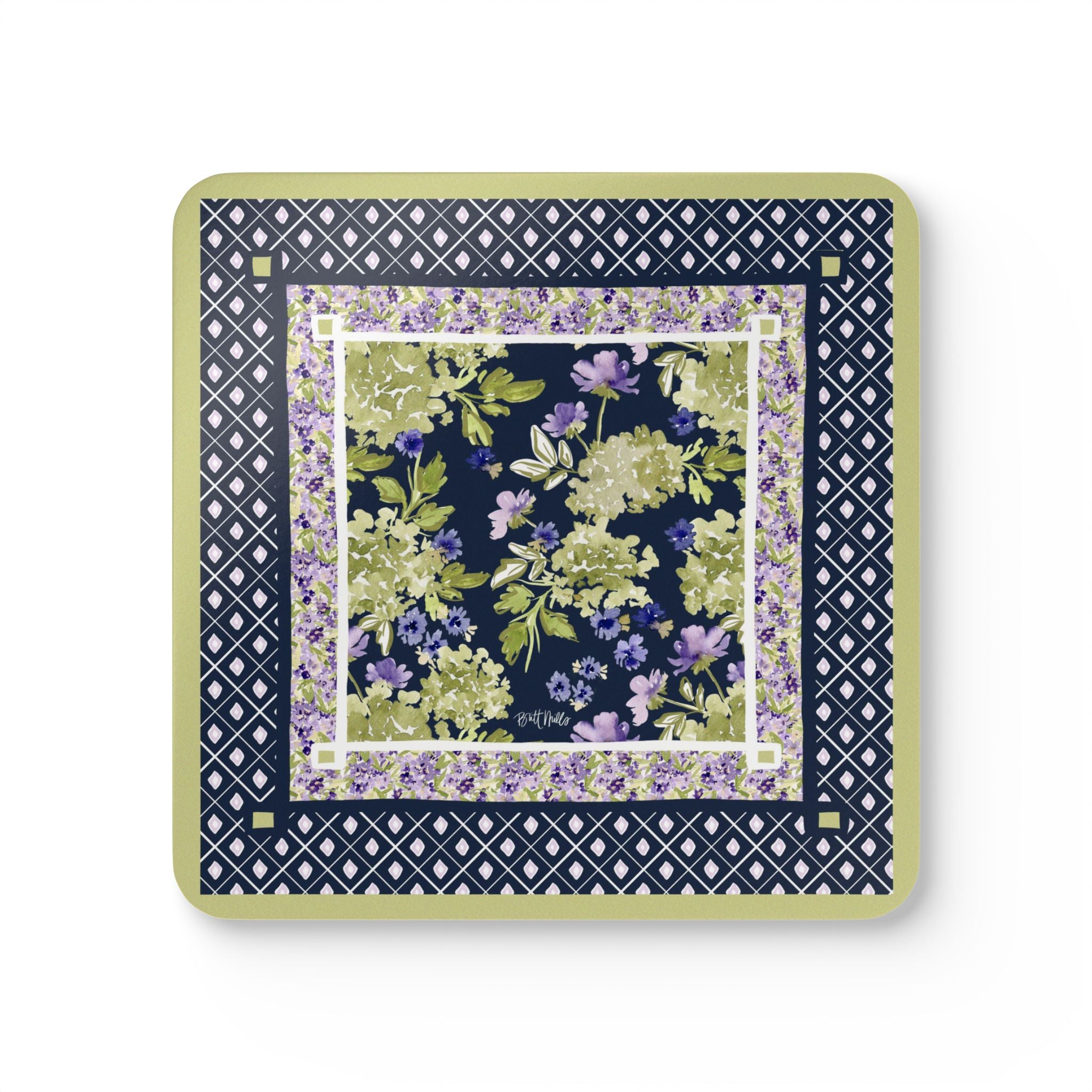 Calista Mahjong Mat Art Coaster Set (Set of 4)