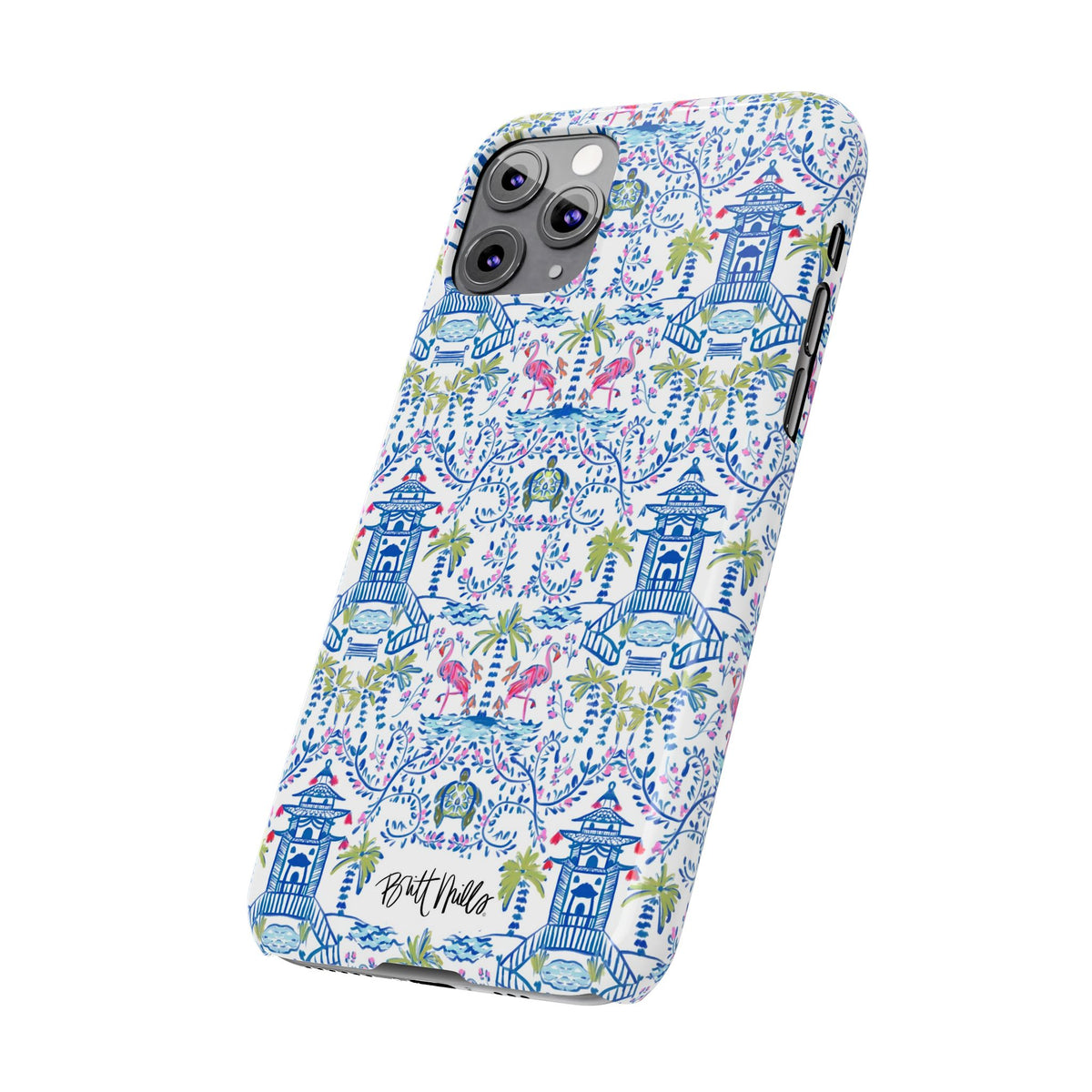 Colorful Chinoiserie Slim Phone Case