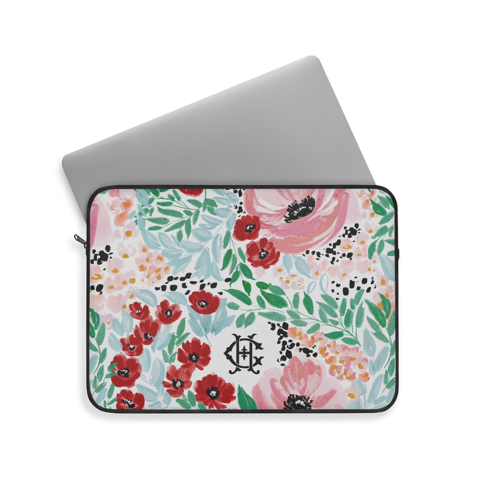 Colette Monogrammed Laptop Sleeve