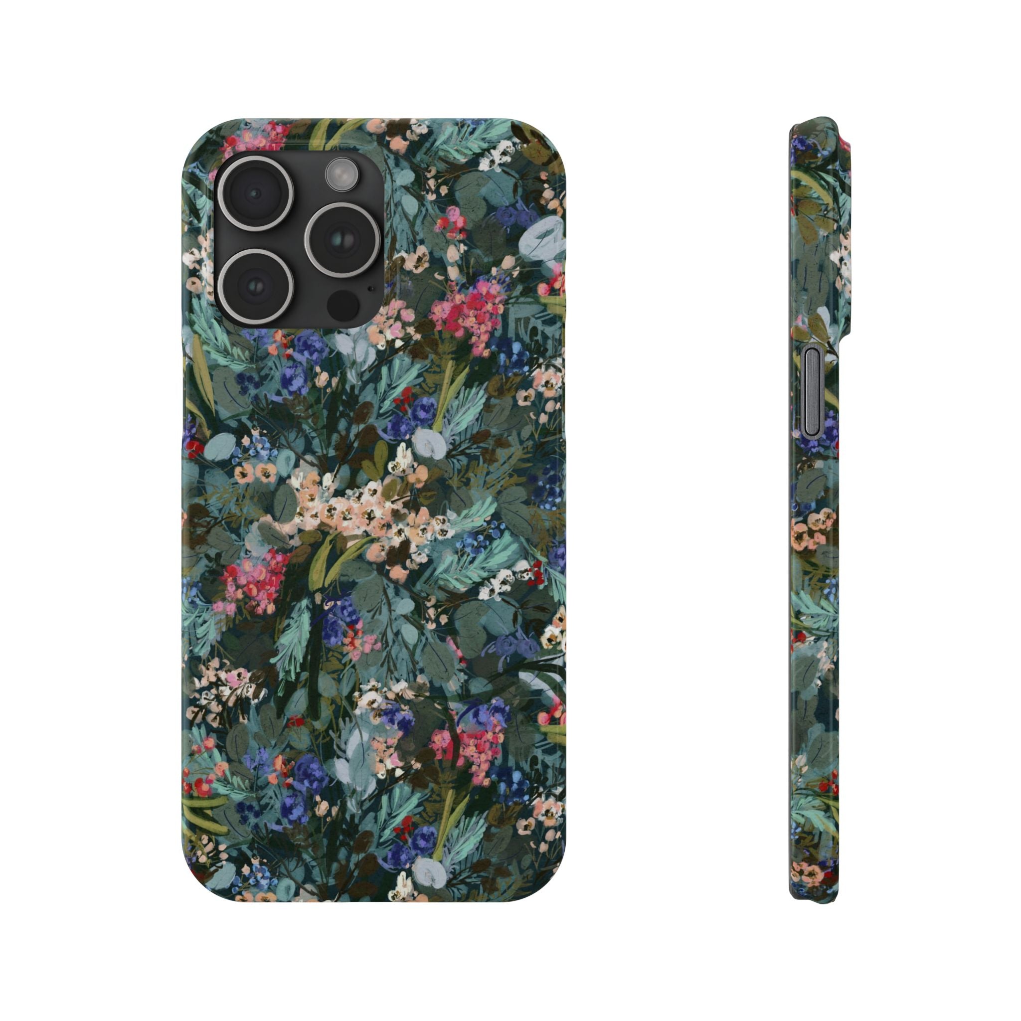 Winter Berry Slim Phone Case