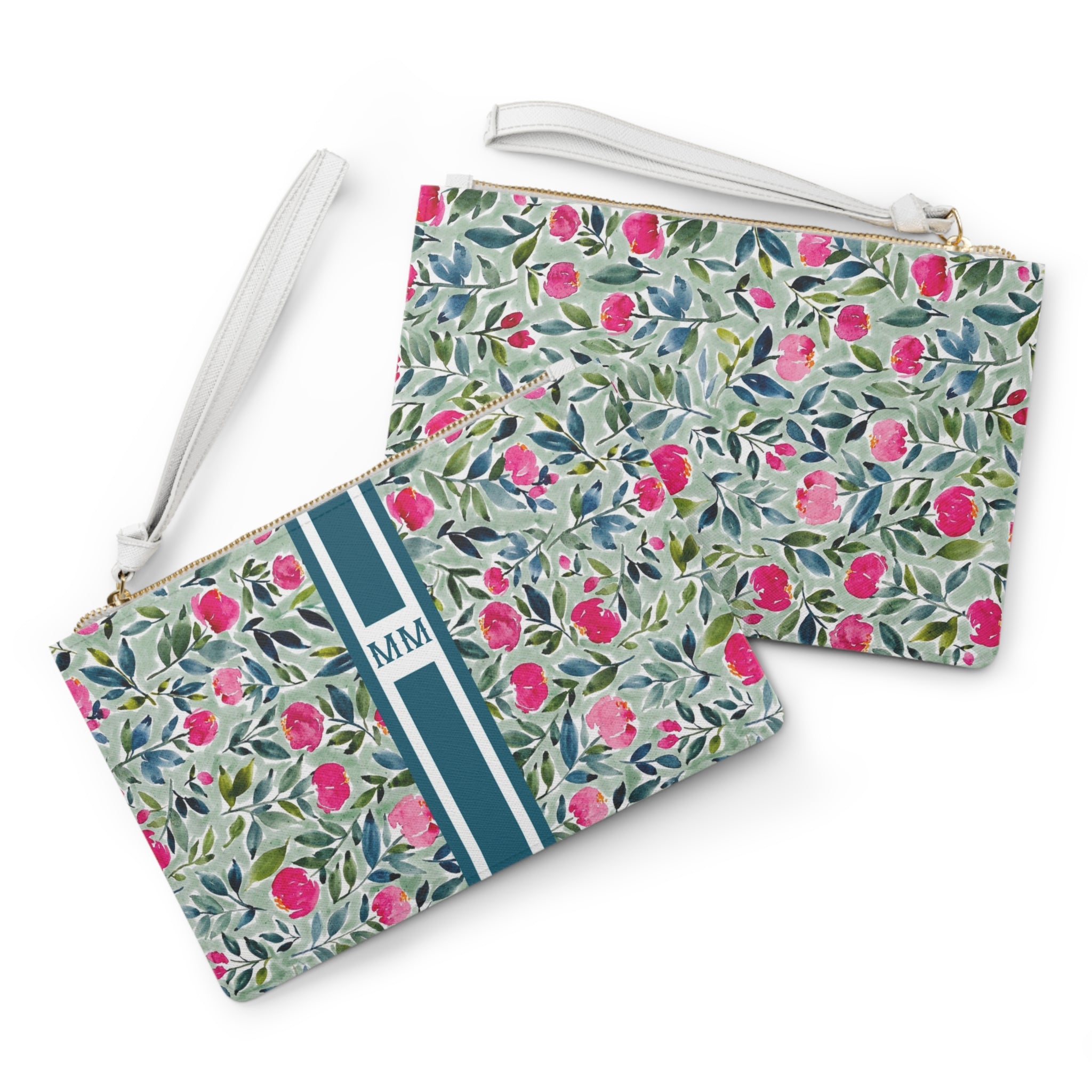 Flora Striped Monogrammed Mahjong Card Holder
