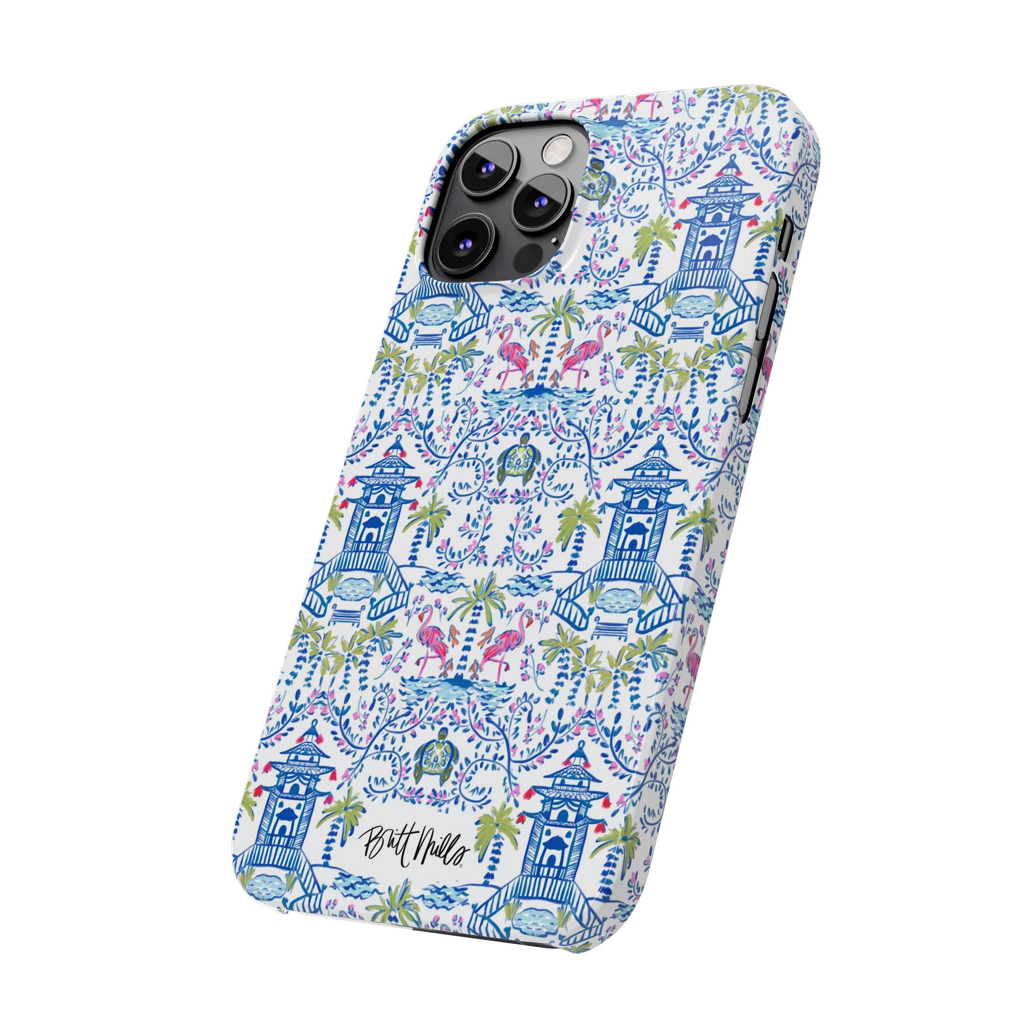 Colorful Chinoiserie Slim Phone Case