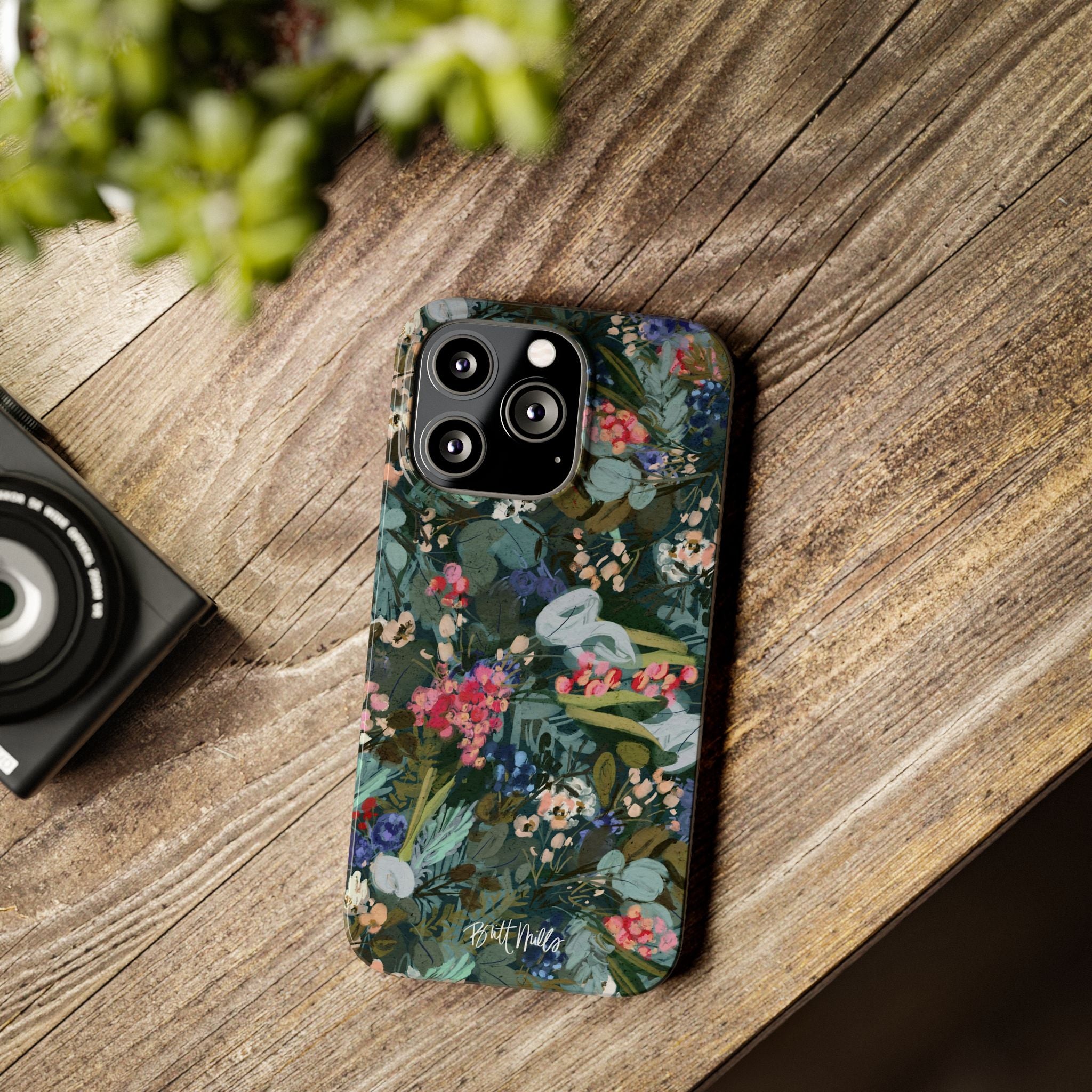 Winter Berry Slim Phone Case