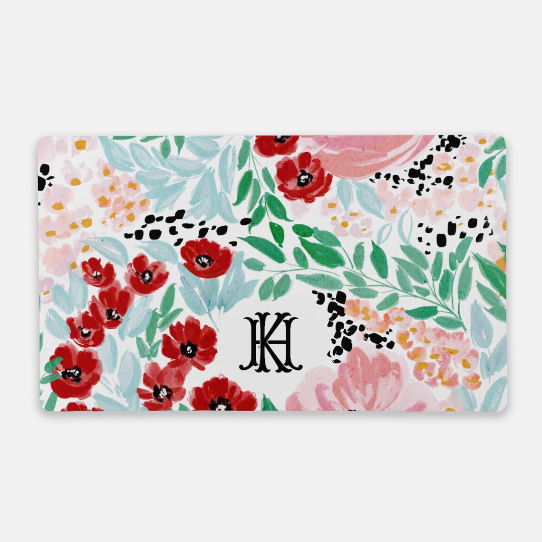 Colette Monogrammed Desk Mat - Large (24" x 14")