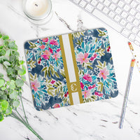 Aria Striped Monogrammed Mouse Pad