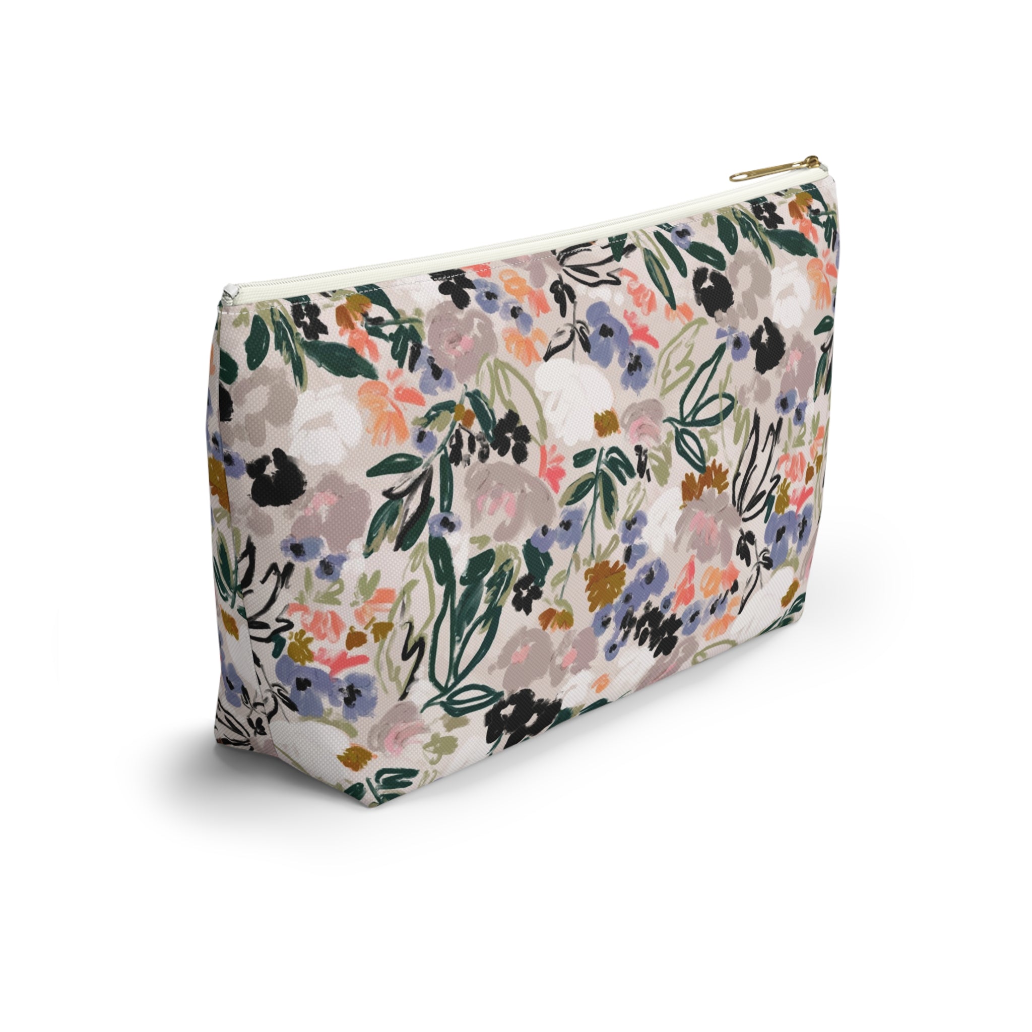 Quinn Striped Monogrammed Mahjong Tile Pouch