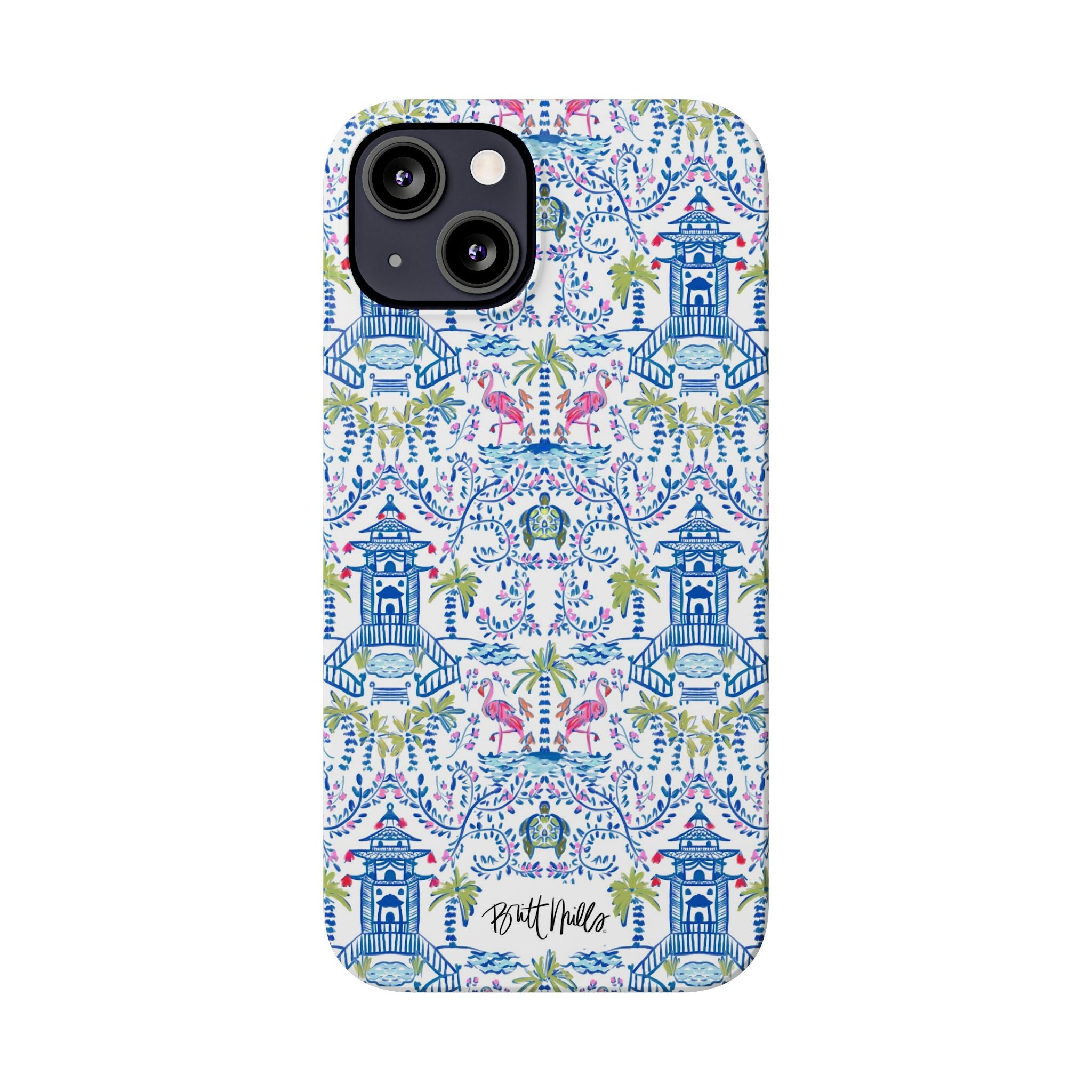Colorful Chinoiserie Slim Phone Case