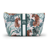Jungle Fever Striped Monogrammed Pouch