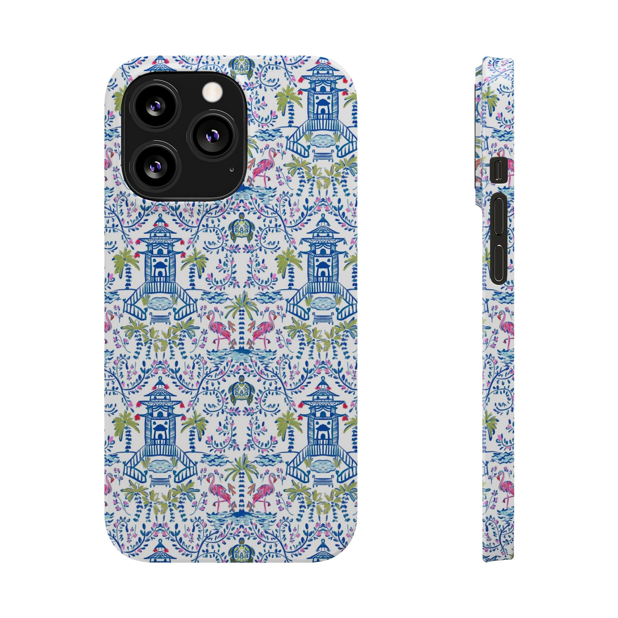 Colorful Chinoiserie Slim Phone Case