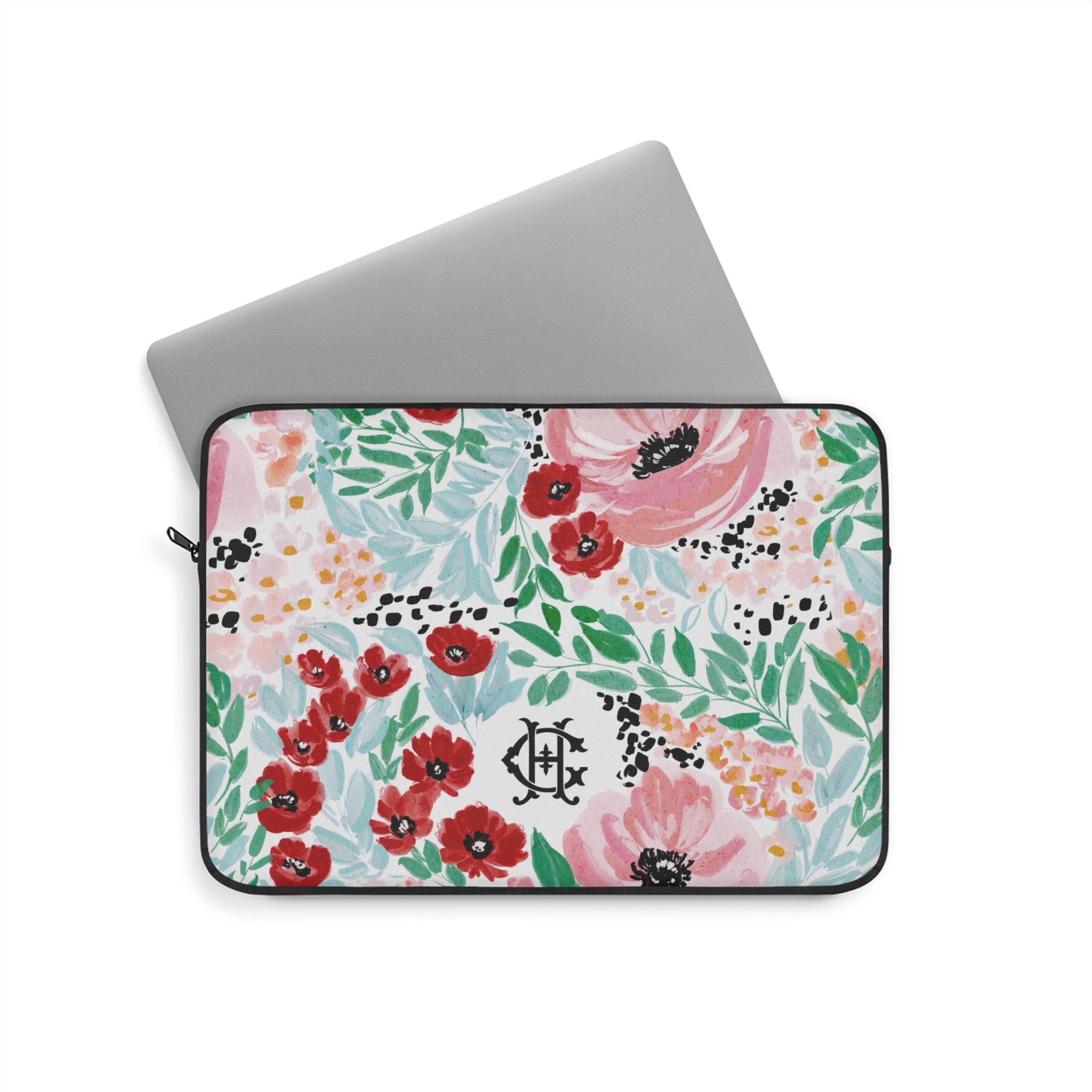 Colette Monogrammed Laptop Sleeve