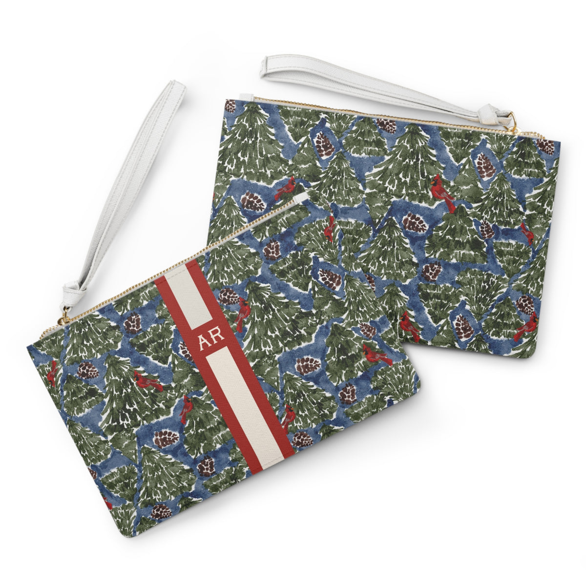 Merrywood Striped Monogrammed Mahjong Card Holder