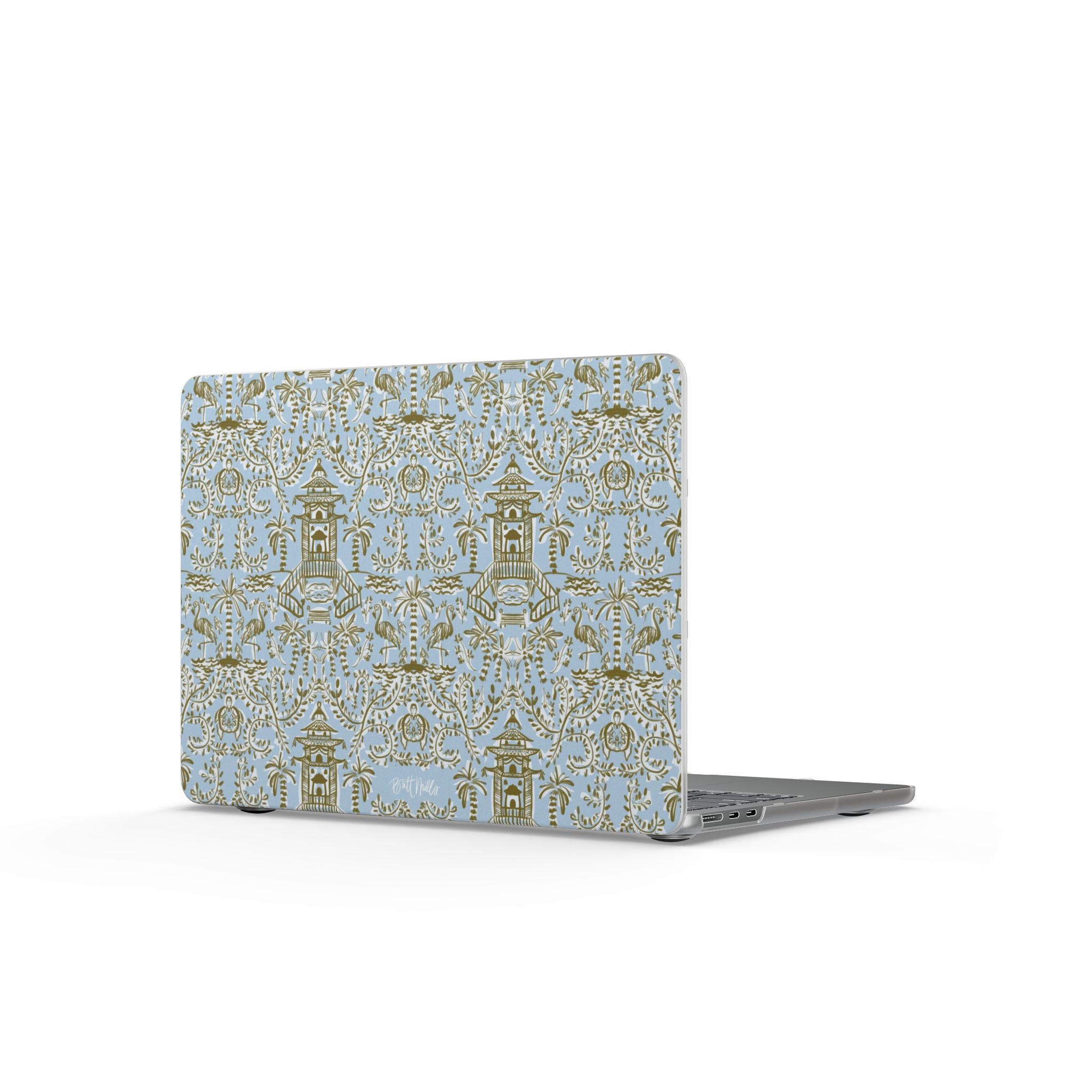 Soirée Blue Matte MacBook Cases