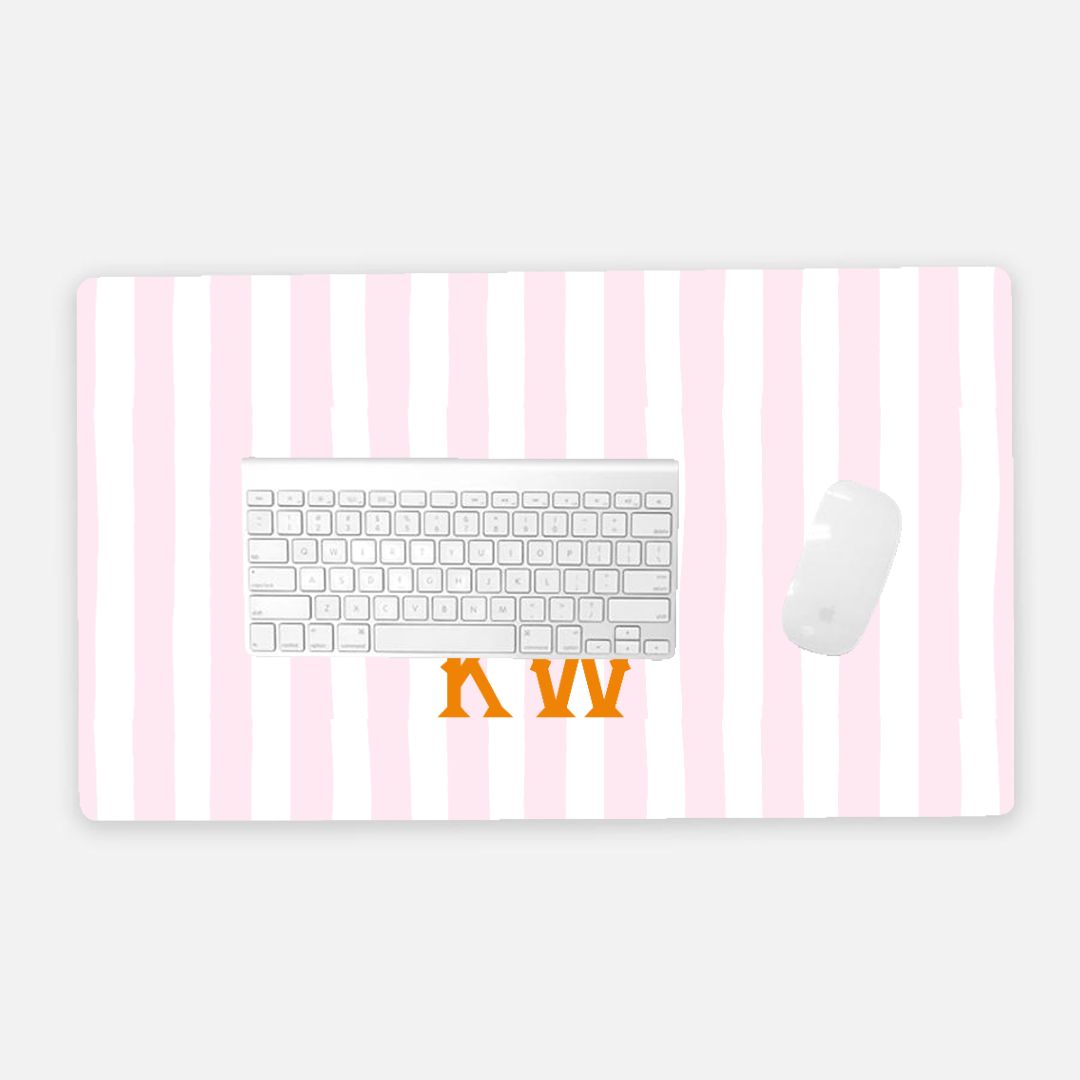 Primrose Monogrammed Desk Mat - Large (24" x 14")
