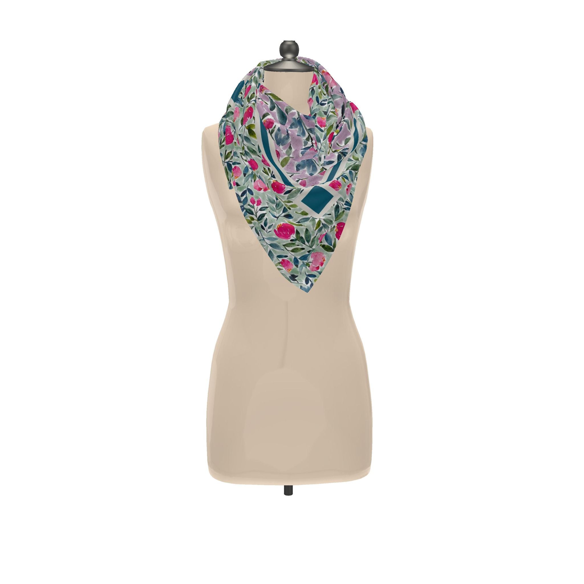 Flora Silk Scarf & Shaw